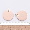 Ion Plating(IP) 304 Stainless Steel Pendants STAS-I311-32G-RG-4
