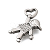 304 Stainless Steel Pendants STAS-Q362-01D-P-2
