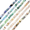 3 Strands 3 Colors  Electroplate Glass Beads Strands EGLA-YW0005-06A-2