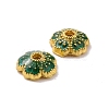 Alloy Enamel Bead Caps ENAM-D027-01A-04G-3