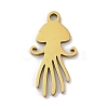 201 Stainless Steel Pendants STAS-U016-08G-04-1