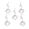 Non-Tarnish 201 Stainless Steel Big Pendants STAS-S105-LA364-1-2