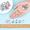 SUNNYCLUE DIY Imitation Bubble Tea/Boda Milk Tea Dangle Earring Making Kits DIY-SC0018-91-3