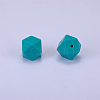 Hexagonal Silicone Beads SI-JX0019A-28-1