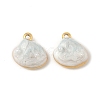 304 Stainless Steel Enamel Pendants STAS-U057-11G-A-2