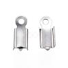 Tarnish Resistant 304 Stainless Steel Folding Crimp Ends STAS-F040-45-P-2