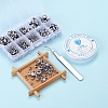 710Pcs Electroplate Transparent Glass Beads Strands DIY-YW0003-07-8