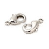 Rack Plating Brass Lobster Claw Clasps KK-F090-27P-02-2
