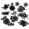 24Pcs 12 Styles Computerized Embroidery Polyester Ornament Accesories DIY-GA0007-55A-1