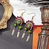 Iron Dangle Stud Earring EJEW-MZ00189-02-2