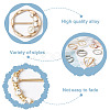 10Pcs 10 Style Alloy Slide Buckles FIND-BY0001-10-3