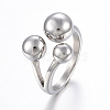Tarnish Resistant 304 Stainless Steel Finger Rings RJEW-H125-12G-19mm-1