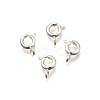 Eco-friendly Brass Spring Ring Clasps KK-D082-01E-S-1