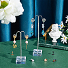 30Pcs 5 Colors Ion Plating(IP) Heart Shape 304 Stainless Steel Stud Earring Findings EJEW-DC0001-01-3