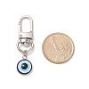 Resin Evil Eye Pendant Decorations HJEW-JM00725-01-2