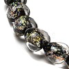 Handmade Dichroic Foil Glass Beads Strands DICH-U001-03A-3