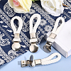 CHGCRAFT 8Pcs Iron Pacifier Clips AJEW-CA0003-77-4