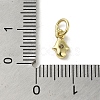 Brass Micro Pave Cubic Zirconia Charms KK-M283-13H-01-3