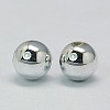 Plating Acrylic Beads X-PL682-1-1