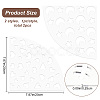 2Pcs 2 Style Custom Acrylic Tie-Dye Template DIY-CP0008-78A-2