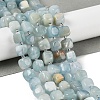 Natural Aquamarine Beads Strands G-A254-A01-02-2