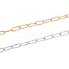 2Pcs 2 Style 304 Stainless Steel Handmade Chains CHS-GA0001-02-1