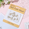 12Pcs Brass Micro Pave Clear Cubic Zirconia Pendants KK-BBC0023-92G-6