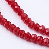 Imitation Jade Glass Beads Strands GLAA-G045-A12-3