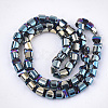 Electroplate Glass Beads Strands EGLA-S179-01B-A01-2