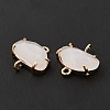 K9 Glass Connector Charms KK-E071-24KCG-03-4