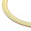 Ion Plating(IP) 304 Stainless Steel Herringbone Chain Necklace for Men Women NJEW-E076-04E-G-2