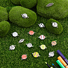 52Pcs 13 Styles Alloy Enamel Connector Charms ENAM-DC0002-03-4