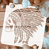 PET Hollow Out Drawing Painting Stencils DIY-WH0391-0164-3