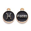 Alloy Enamel Pendants ENAM-S124-01A-08H-1