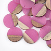 Resin & Walnut Wood Pendants RESI-S358-02B-05-1