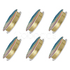 6 Rolls 6 Size Copper Jewelry Wire CWIR-FG0001-05LG-1