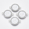 Alloy Enamel Links Connectors ENAM-TAC0003-01S-04E-1