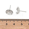 Brass Stud Earring Findings KK-A300-29D-P-3