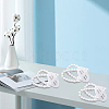 12Pcs 2 Styles Plastic Imitation Pearl Stretch Bracelets BJEW-GF0001-02-4