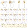 30Pcs 304 Stainless Steel Clip-on Earring Findings STAS-UN0051-65-1