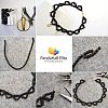 5 Strands Baking Paint Pearlized Glass Pearl Round Bead Strands HY-PH0002-22-B-5