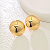 Alloy Half Round Stud Earrings AZ7064-2-1