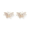 Brass Micro Pave Cubic Zirconia Links connectors ZIRC-G156-05G-1