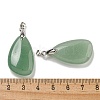Natural Green Aventurine Pendants G-G147-02P-07-3