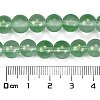 Frosted Transparent Glass Bead Strands GLAA-P065-8mm-04-3