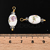 Handmade Porcelain Pendants KK-P242-19G-02-1-3