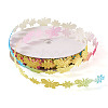 20 Yards Malan Flower and Butterfly Polyester Lace Trim OCOR-TAC0016-18H-1