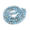 Handmade Foil Glass Beads FOIL-Q001-02B-2