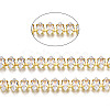 Horse Eye Cubic Zirconia Strass Chains CHC-N020-08-2