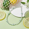 Fruit Polymer Clay & Glass Seed & Acrylic Pearl Beaded Necklace NJEW-JN04582-02-2